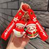 Great Gifts Key Holder Christmas Series Keychain Car Keys Ring New Year Keychain 3D Doll Keychain