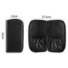 Black Foldable Makeup Brush Bag, Large Capacity, 14-40 Slots