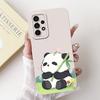 For Samsung Galaxy A32 4G Case SM-A325F Cute Panda Cartoon Cover Soft TPU Phone Case For Samsung A32 A 32 5G A326B Fundas Bumper