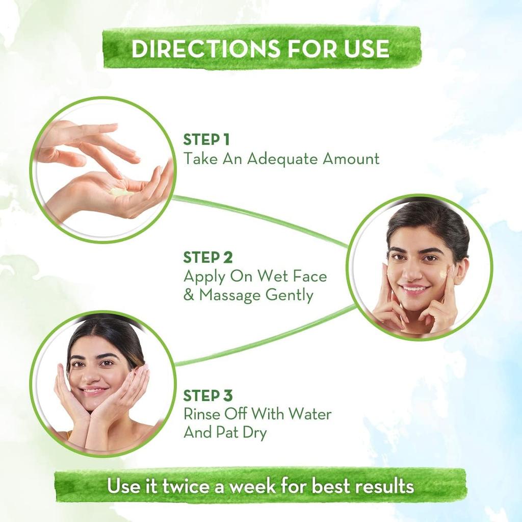 Mamaearth Multani Mitti Face Wash 100ml | Oil Control & Acne Prevention | Hydrating Bulgarian Rose | Gentle Cleanser For All Skin Types