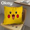 Japan Anime P-Pokemons Cushion Cover Pillowcase Upholstery Sofa Throw Pillow Home Decor Pillowcas