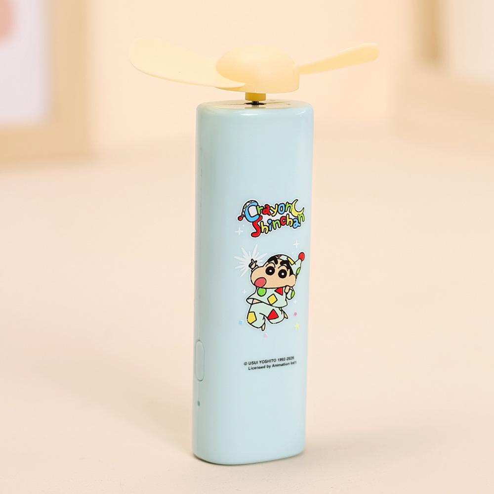 2026 Portable Cartoon Crayon Shin-chan Mini USB Fan 500mAh