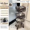 Milin 4-Layer Movable Storage Cart
