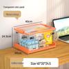 Large Foldable Three-door Student Book & Clothing Organizer Box