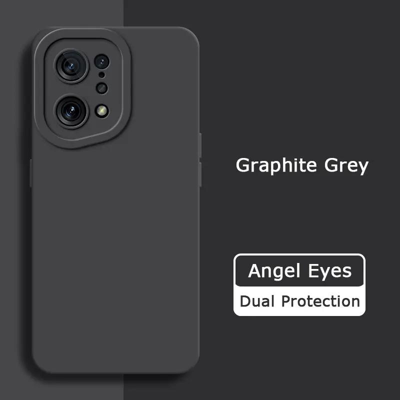 

Квадратний рідкий силіконовий чохол для телефону Angel Eyes для OPPO Find X5 Pro 5G 360 Захисний м’який протиударний чохол FindX5 X5Pro Сумки OPPO Find X5 Pro