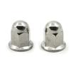 Alpha Rider 4pcs M8 8mm P1.25 Dome Bolt Nut with Flange Long Bag Nut