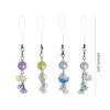 Fashionable Beaded Cellphone Charm Phone Chain Keyring Accessory Personalized Decoration for Fashion Enthusiasts