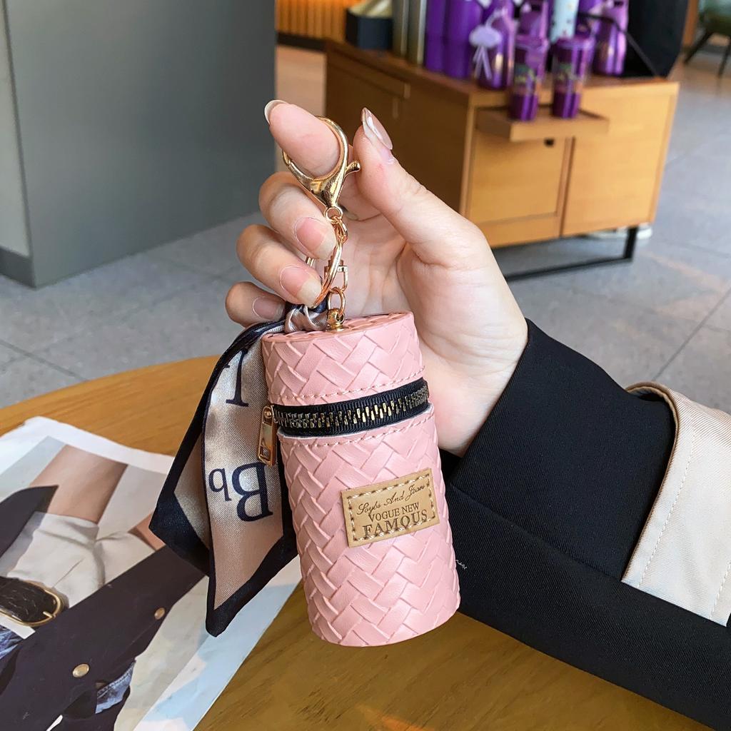 Versatile explosion high luxury change bag trendy bucket mouth red envelope simple pendant women's small wallet small bag