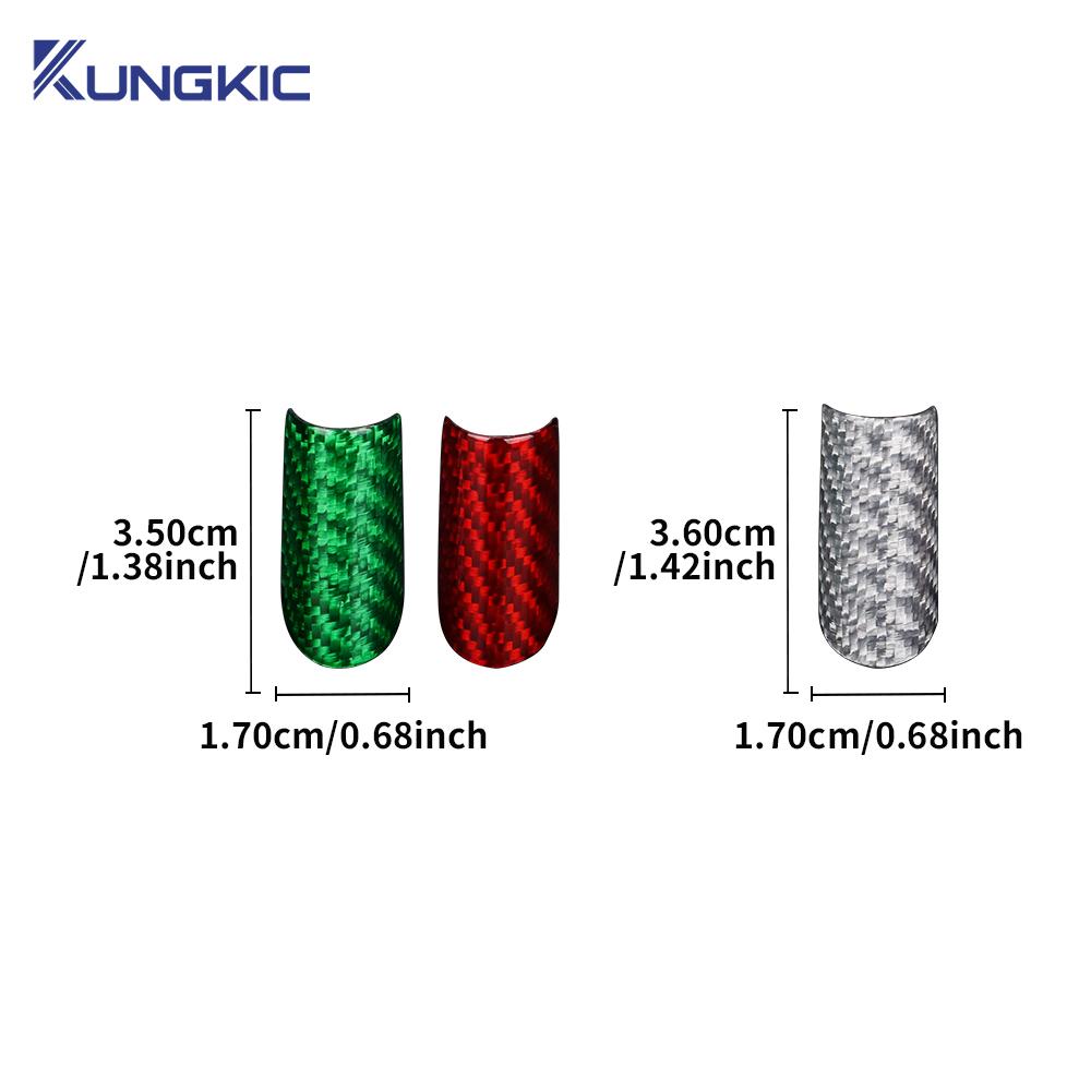 Real Hard Carbon Fiber For Abarth 595 695 2017 2018 2019 2020 2025 2025 2025 LHD RHD Car Grille Italian Flag Protect Accessories