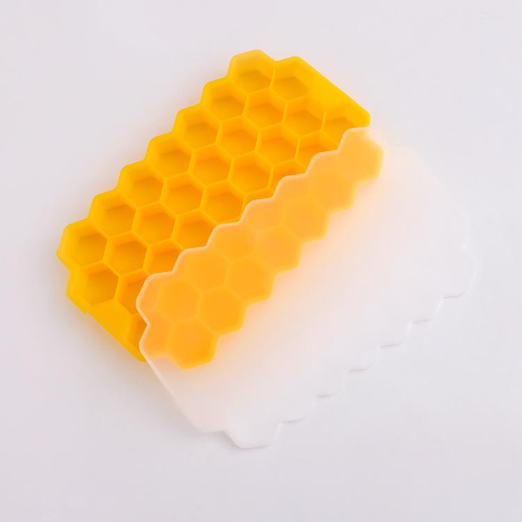 Silicone Honeycomb Ice Cube Tray - 37 Grid Easy-Release Mold