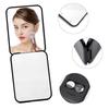 Mini LED Makeup Mirror Portable Vanity Mirrors with Light 1X 2X Magnifying Pocket Mirror Foldable Cosmetic Vanity Mirrors