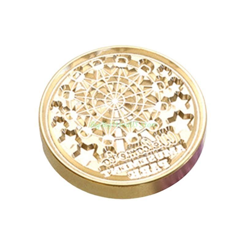 24TE Embosses Sealing Waxes Scrapbooking Stamp Head Waxes Seal Stamp Head Replacement