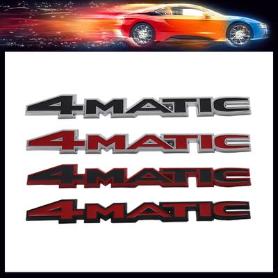 3D Premium 4MATIC 4-MATIC für Auto Motorhaube Kotflügel Kofferraum Heckklappe Namensschild Aufkleber Emblem Abzeichen Aufkleber