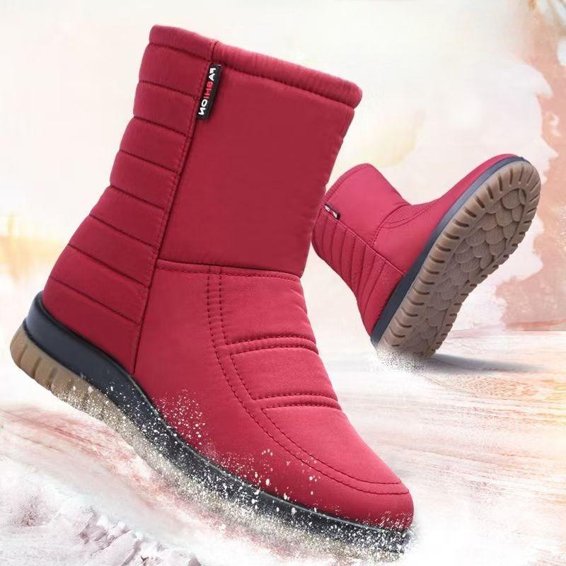 Waterproof Snow Boots Women Winter Shoes Non-slip Cold Winter Women Ankle Boots Non-slip Ladies Cotton Shoes Big Size