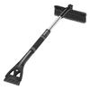 Multipurpose Windshield Ice Scraper Tool 9.4 Inch Soft Bristle Snow Brush Nonslip Foam Grip Suitable For Winter Cleaning
