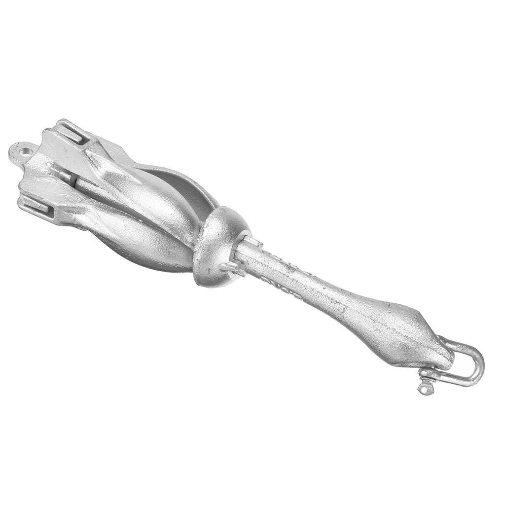 For Marine Yacht Folding Anchor Kayak Canoe 2.5KG/3.2KG Cast Aluminum Boat Folding Grapnel Anchor Docking Hardware
