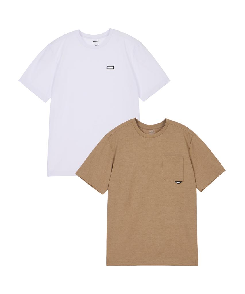 HUMMER [2Pack] Summer Sorona Functional Quick-Drying Cool Short Sleeve T-Shirt