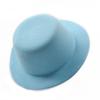 Womens Felt Fascinator Hat DIY Round Solid Color Small Plush Hat Hair Decor Wedding Bridal Cocktail Headwear Fasciantor Base