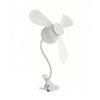 Silent Eye-Protecting Three-Blade Clip-On Fan Light with Three-Speed Adjustment for Bedroom or Living Room.