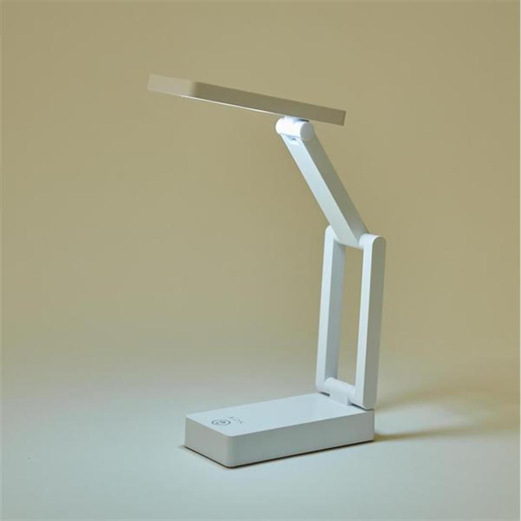 ACK AF1110019 Lampă de masă pliabilă reîncărcabilă albă
