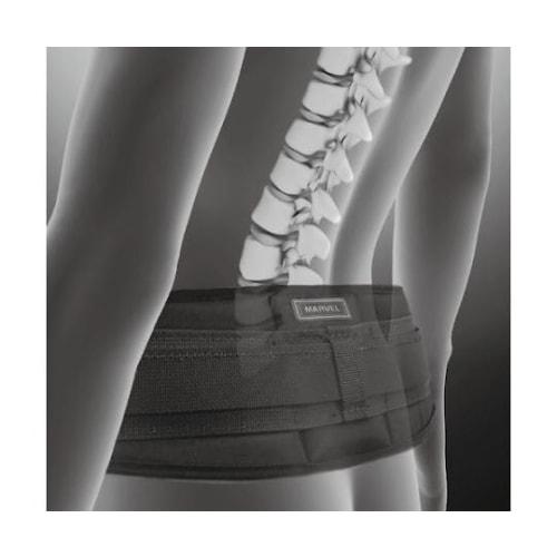 Marvel Wide Work Positioning Belt with Adjustable One-Touch Buckle, Curved Type, MATX-252HB