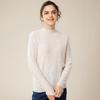 Women's 100% Pure Cashmere Sweater - New Autumn/Winter High-Neck Cable Knit Base Layer