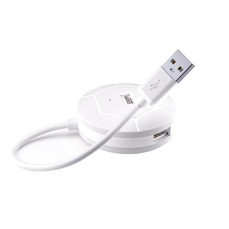 

4Port USB Expansion Dock Highly speed Transmission USB2.0 Hub Extender For Stable Device Connectivity Transmission белый