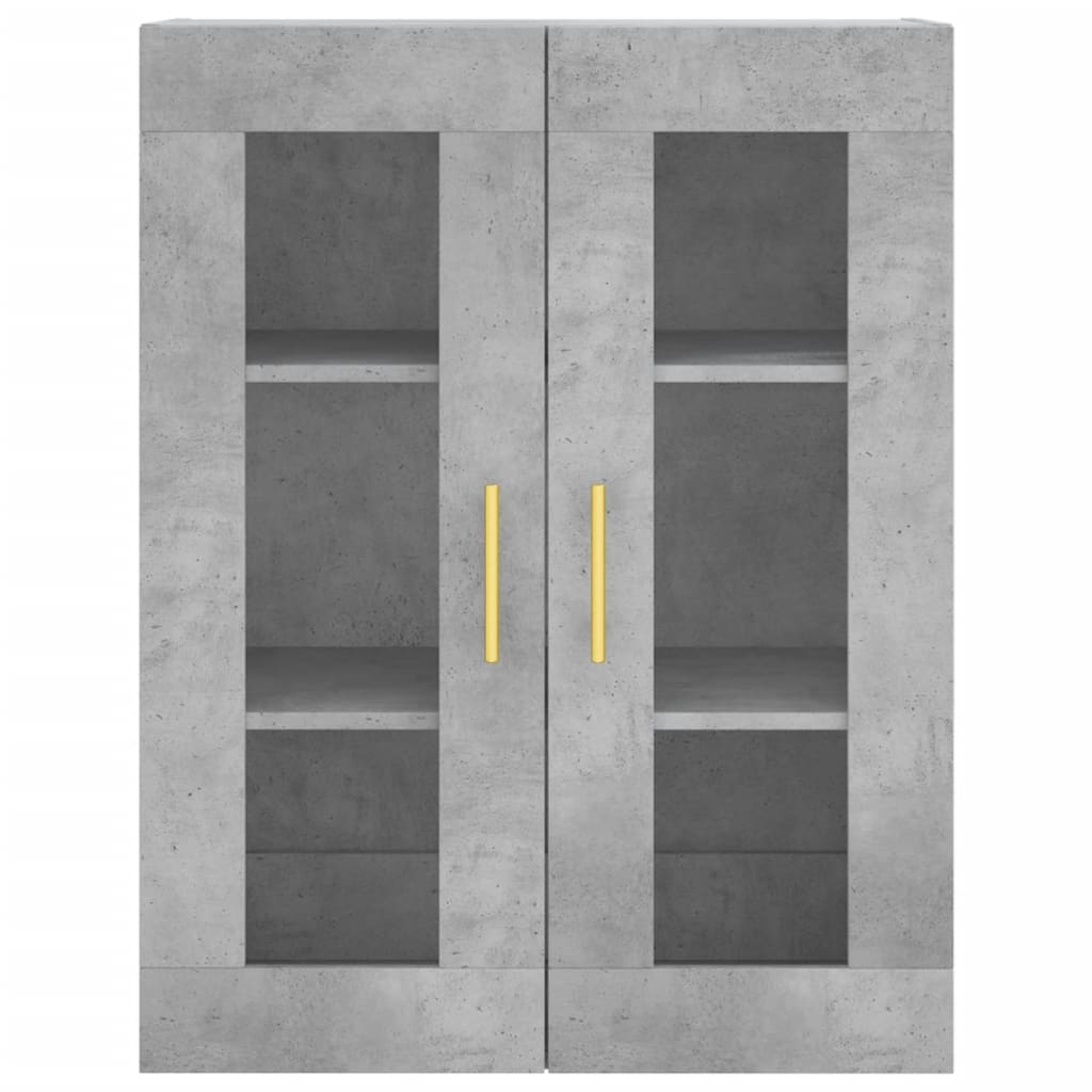 Wall Cabinet Concrete Grey 69.5 x 34 x 90 cm