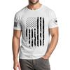 Men's Fashionable Casual Independence Day Printed Round Neck Short Sleeve T-Shirt Top