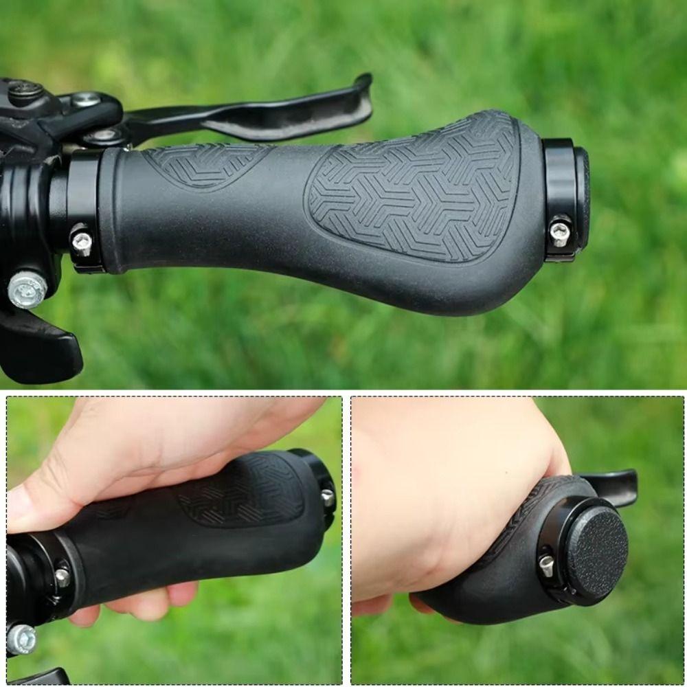 Black Bicycle Handlebar Grips 133mm 93mm Bicycle Parts Durable Bike Handle Grip