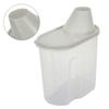 Large Food Container Plastic Snacks 1x 3 Containers Bean