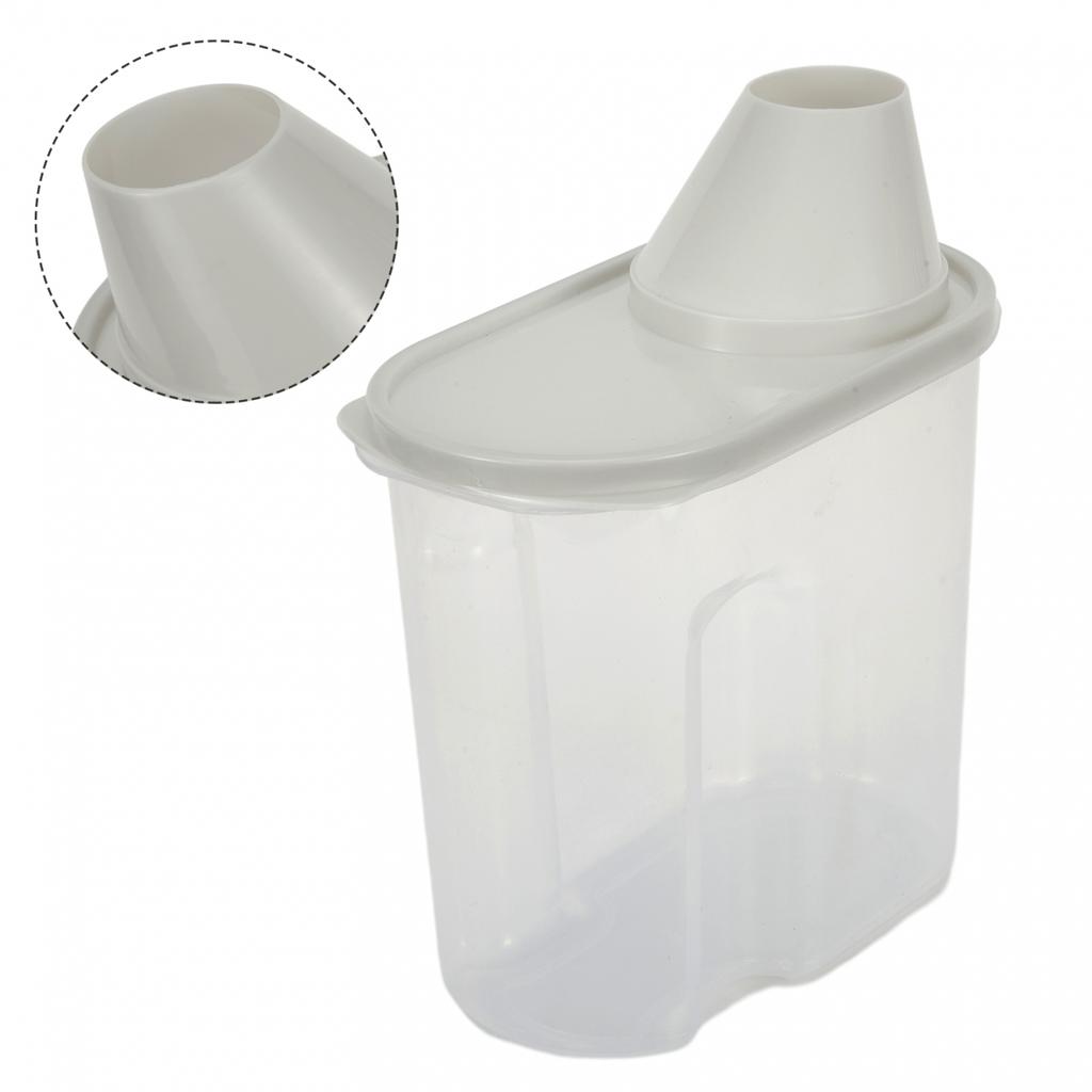 Large Food Container Plastic Snacks 1x 3 Containers Bean