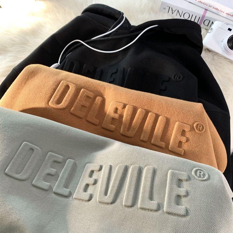 Men's Heavyweight Vintage Oversized Hoodie, 500g - Trendy, Loose Fit for Spring and Autumn