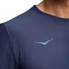 HOKA One One T Shirts Men's Midnight Blue Crew Neck Moderate Straight Fit 1175771-MDNB