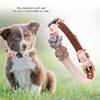 PU Leather Flower Dog Neck Strap Flower Ornament Bling Pet Neck Strap  Outdoor Walking
