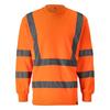 Mascot Mens Melita Hi-Vis Safety Sweatshirt