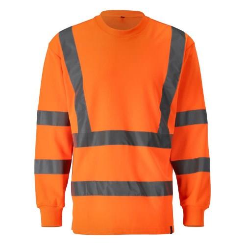 Mascot Mens Melita Hi-Vis Safety Sweatshirt