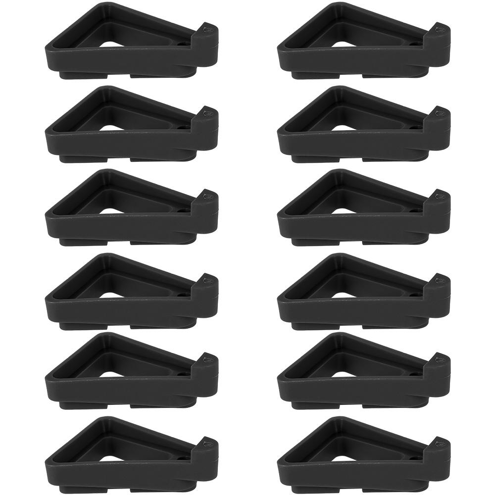 12/24Pcs Plant Flower Pot Feet Stand Invisible Triangle Risers Toes Lifters Indoor Outdoor Garden Supplies Plant Pot Base Tray
