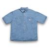 DEEP COLLECTIVE Dcv Oversized Denim Short Sleeve Shirt_Light Blue