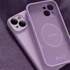 Liquid Silicone Magnetic wireless charging Case for For Iphone 16 Pro Max 15 Pro 14Pro Max 13 12 11 Soft Skin Smooth Cover Bumper