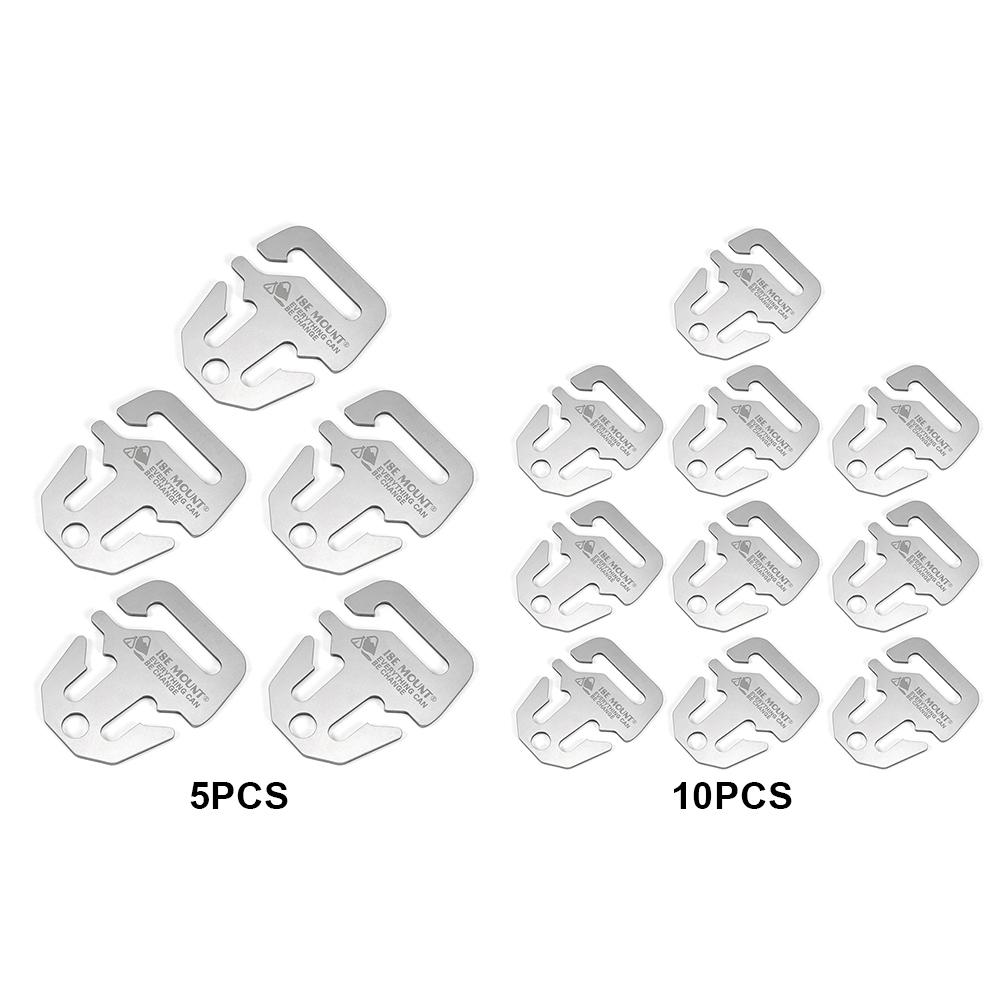5/10Pcs Awning Fixing Buckle Stainless Steel Tight Rope Buckle Awning Canopy Fastener for Tent Canopy