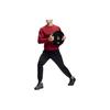 Fila Solid Color Fitness Tapered Stretch Knit Sports Pants Men Bottoms Deep-Black A11M411607F-BK