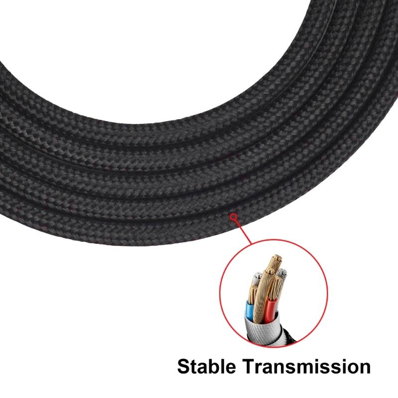 Replacement ATH M50x Cable AUX Cord 6.35mm Adapters for M50X M40X M70x Headphones OFCWire Elevates Sound Quality