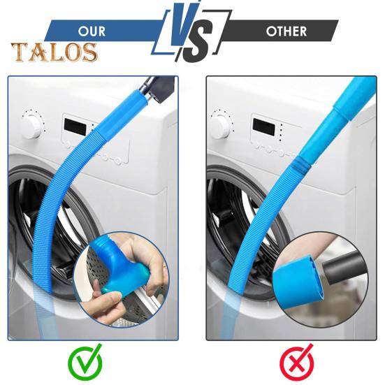 1/2 Stück Staubsaugerschlauchaufsatz mit dehnbarem Universalanschluss Trocknerentlüftung Staubsauger-Fusselentfernerschlauch Ersatzteile