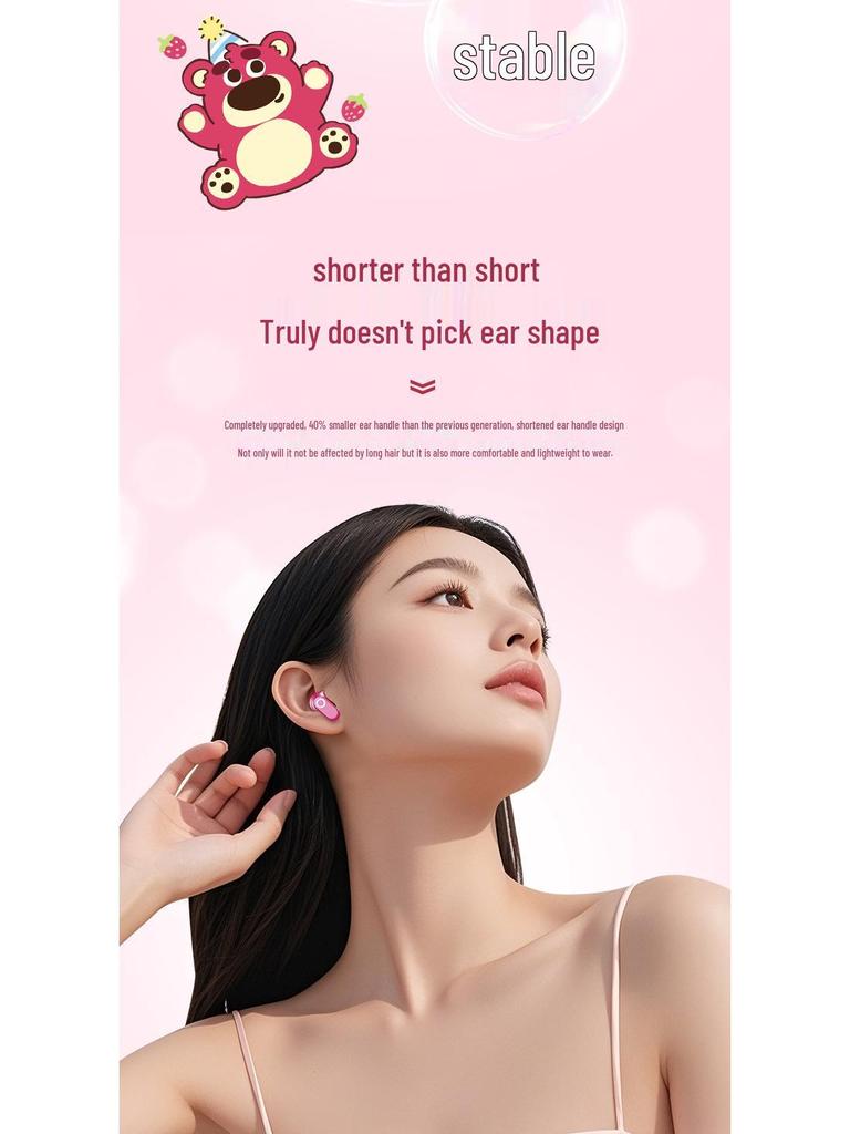 Disney Marie Cat Earbuds: True Wireless Bluetooth, Half In-Ear, HIFI Sound, Stylish Design