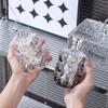 Acrylic Cover Glass Storage Jar Ornaments Transparent Floss Box Storage Bottle Cotton Swabs Storage Ornaments Home Decoration