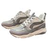 Li Ning Classic Shoes Textile, Leather Slip Resistant Abrasion Resistant Mid top Sports Casual Shoes Gray AGCS395-2