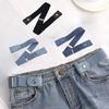 Women’s Adjustable Invisible Waist Cinching Belt Elastics Cloth Strap For Pants Comfortable Secure Fit