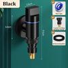 Automatic Water Stop Valve All-Copper Washing Machine Faucet Clip-On Faucet Joint Drum Automatic 4/6 Points universal