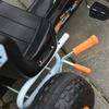 Go-Kart Pedal Car, Light Blue, Adjustable Seat, Handbrake, Forward/Reverse Gears